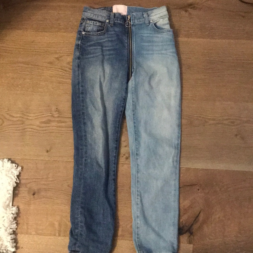 Revice Zipper Two-Toned Legs